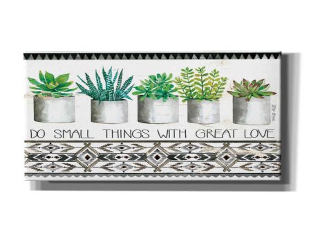 Do Small Things Succulents  by Cindy Jacobs, Canvas Wall Art Hot on Sale