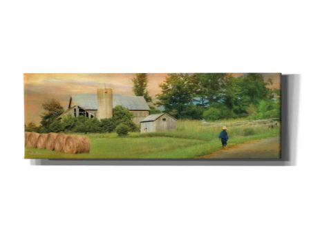 Amish Barefoot Farmer  by Lori Deiter Canvas Wall Art Online Hot Sale