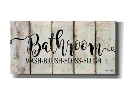 Bathroom on Wood Panels  by Cindy Jacobs, Canvas Wall Art Discount