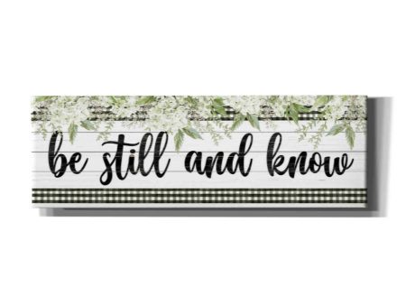 Be Still & Know  by Cindy Jacobs, Canvas Wall Art Online Sale