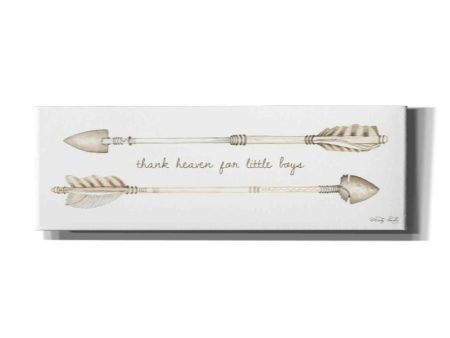 Arrows - Thank Heaven for Little Boys  by Cindy Jacobs, Canvas Wall Art For Cheap