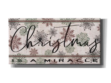 Christmas is a Miracle  by Cindy Jacobs, Canvas Wall Art For Sale