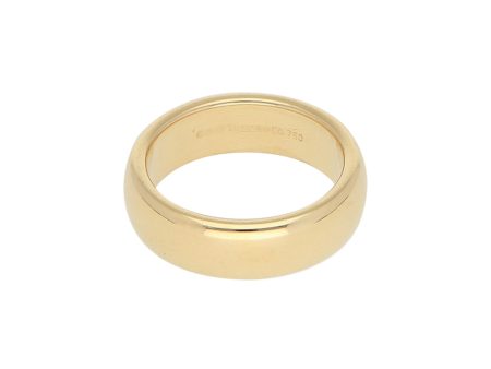 Argolla lisa firma Tiffany & Co. en oro amarillo 18 kilates. on Sale