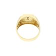 Anillo Barroco motivo crucifijo en oro amarillo 14 kilates. Online