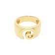 Anillo calado firma Tous en oro amarillo 18 kilates. Discount