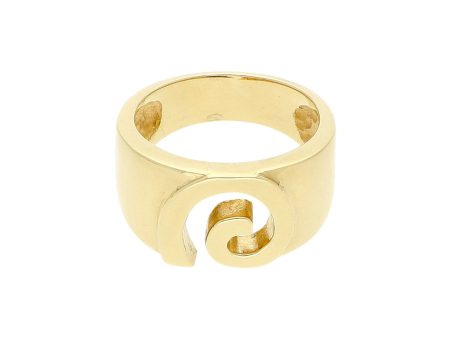 Anillo calado firma Tous en oro amarillo 18 kilates. Discount