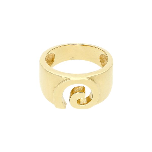 Anillo calado firma Tous en oro amarillo 18 kilates. Discount