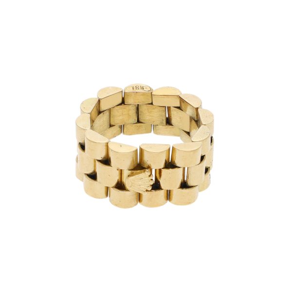 Anillo articulado en oro amarillo 18 kilates. Online now