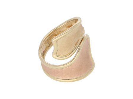 Anillo abierto en oro amarillo 14 kilates. Supply