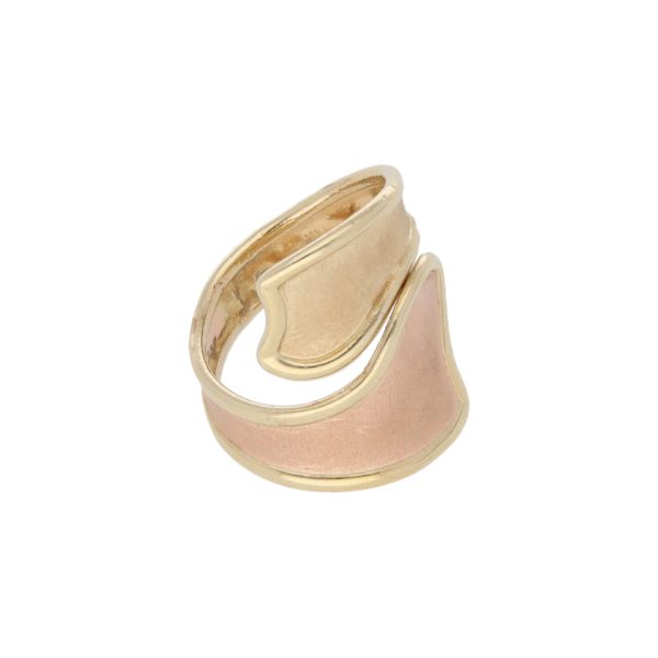 Anillo abierto en oro amarillo 14 kilates. Supply