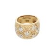 Anillo barroco con diamantes en oro amarillo 18 kilates. For Cheap