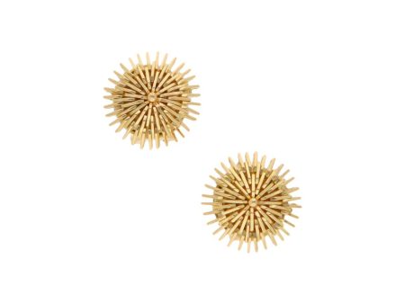 Aretes articulados en oro amarillo 18 kilates. Online now