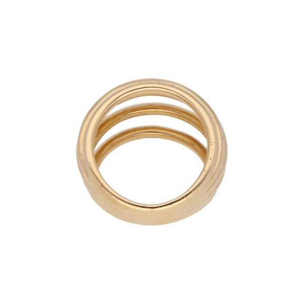 Anillo calado firma Tane en oro amarillo 18 kilates. Online Sale