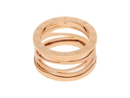 Argolla diseño especial firma Bvlgari en oro rosa 18 kilates. Online now