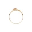 Anillo calado motivo rosa en oro tres tonos 14 kilates. Online Sale