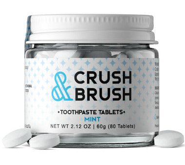 Crush & Brush Toothpaste Tablets Mint (80 Tablets) Online Sale