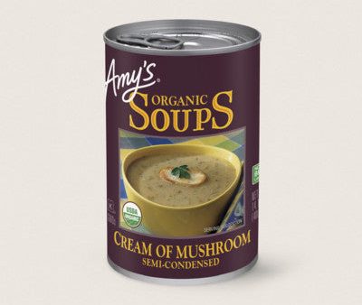 Amy s Organic Cream of Mushroom Soup 398ml For Sale