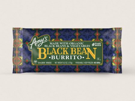 Amy s Black Bean Burrito, 170g Fashion