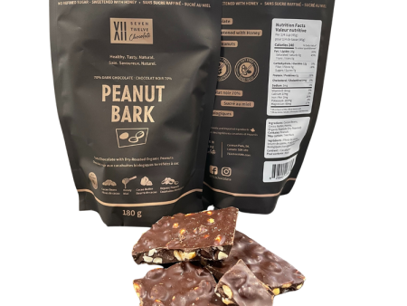 712 Chocolate Dark Chocolate Peanut Bark (180g) Supply