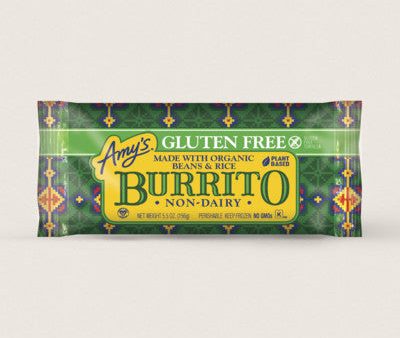 Amy s Gluten Free Bean and Rice Burrito 156g For Cheap