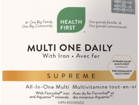 Health First Multi One Daily with Iron, 180 tablets Fashion