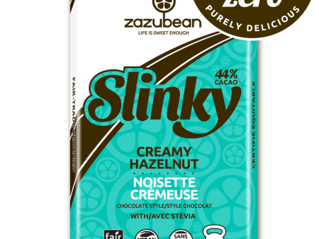 Zazubean Slinky Creamy Hazelnut Oat Edition (Low Sugar!) 80g For Sale