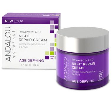 Andalou Resveratrol Q10 Night Repair Cream (50g) For Discount