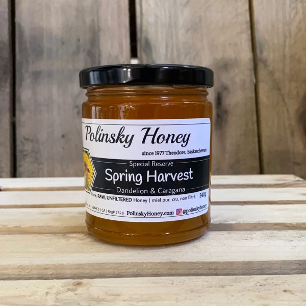 Polinsky Spring Harvest Dandelion & Caragana Honey 500g Online Hot Sale