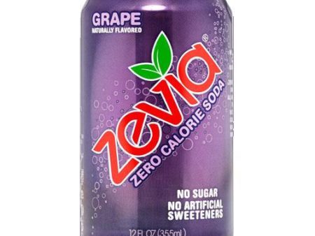 Zevia Soda Grape (355ml) Discount