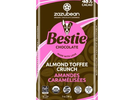 Zazubean Bestie Almond Toffee Crunch - Oat Milk (85g) Online