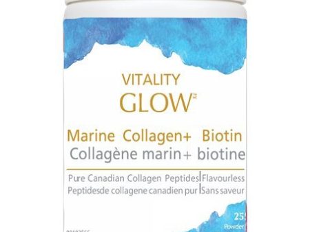 Vitality Glow Marine Collagen + Biotin (255g) For Sale