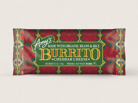 Amy s Cheddar Cheese Burrito, 170g For Sale