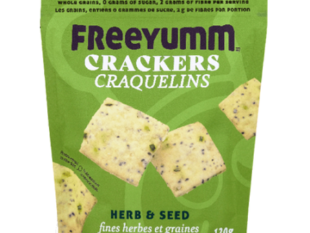 Freeyumm Herb & Seed Crackers (120g) Discount